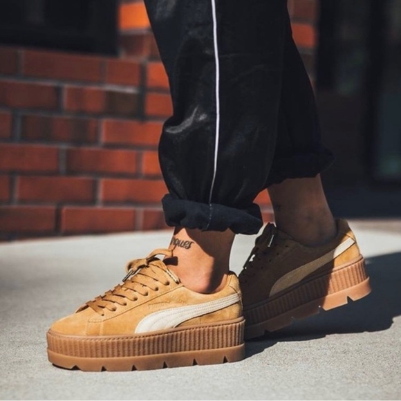 Puma Shoes - PUMA x FENTY Cleated Suede Creeper Size 8